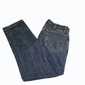 Wrangler Jeans Mens Size 36 x 30  RV 130273  Preowned Small Paint Spot